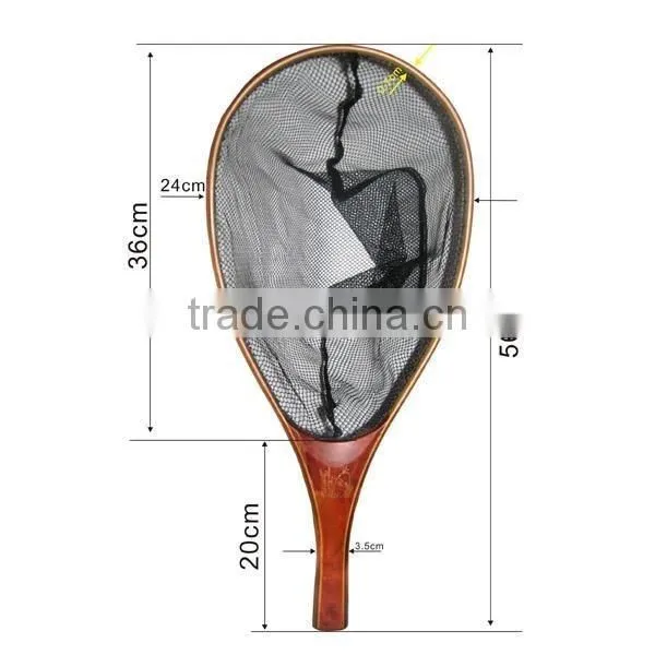 hand wooden rubber fishing net