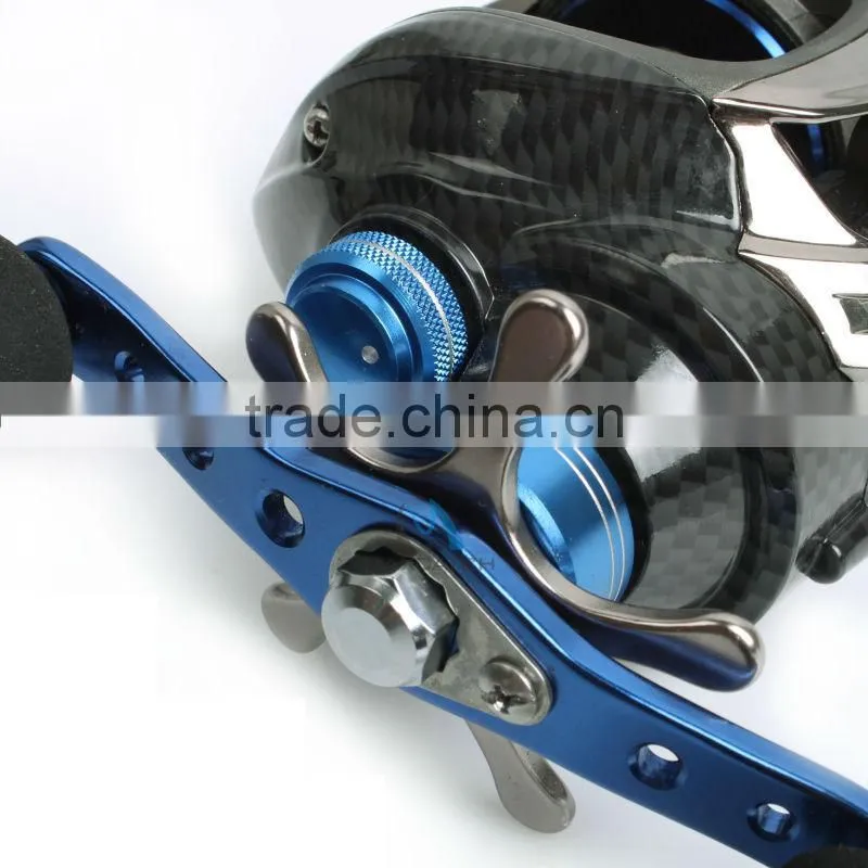 6.3:1 gear ratio low profile baitcasting fishing reel