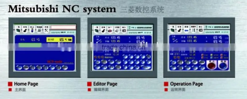 LMS MACHINERY Mitsubishi NC System Japanese RG Series Press Brake Machine
