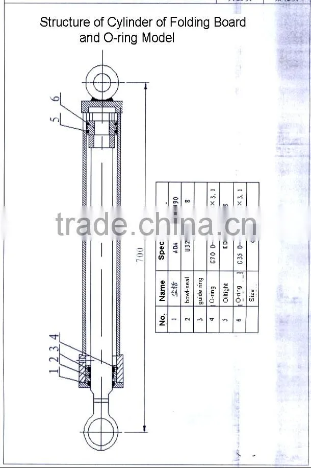 HYDRAULIC FOLDING MACHINE