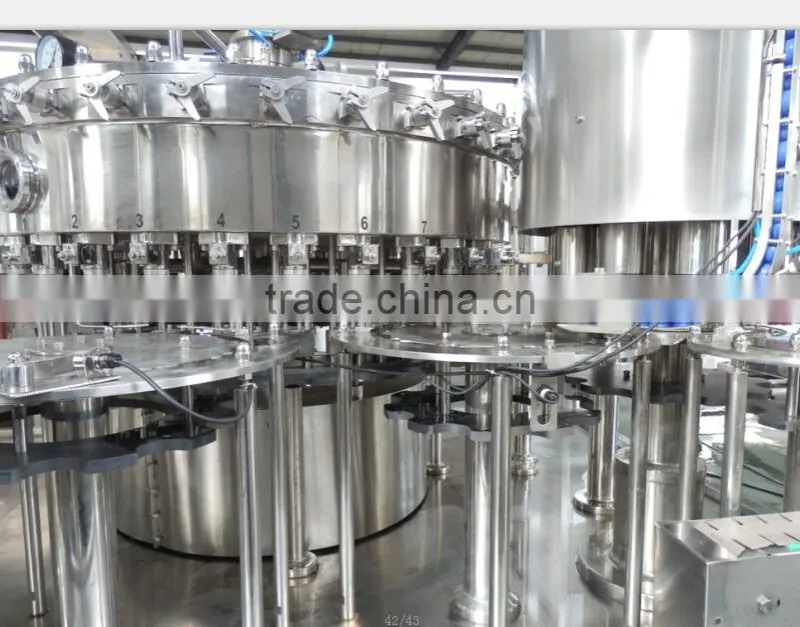 For coca cola carbonated/soft/soda drink filling machine/turn key project