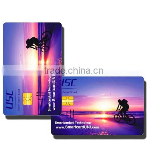 0.84MM Thickness CR80 SLE 5542 Chip Smart Rewritable Contact Card