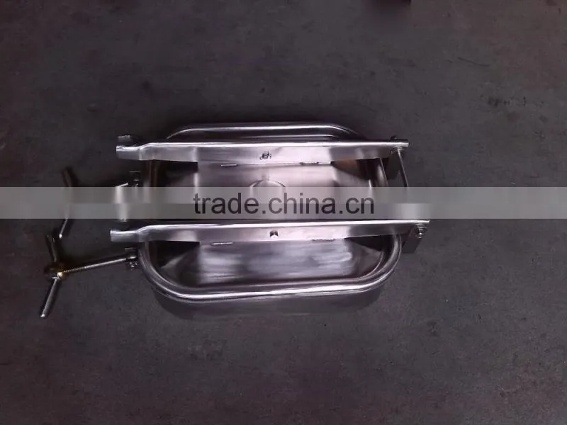 stainless steel tank middle square manway/manway covers