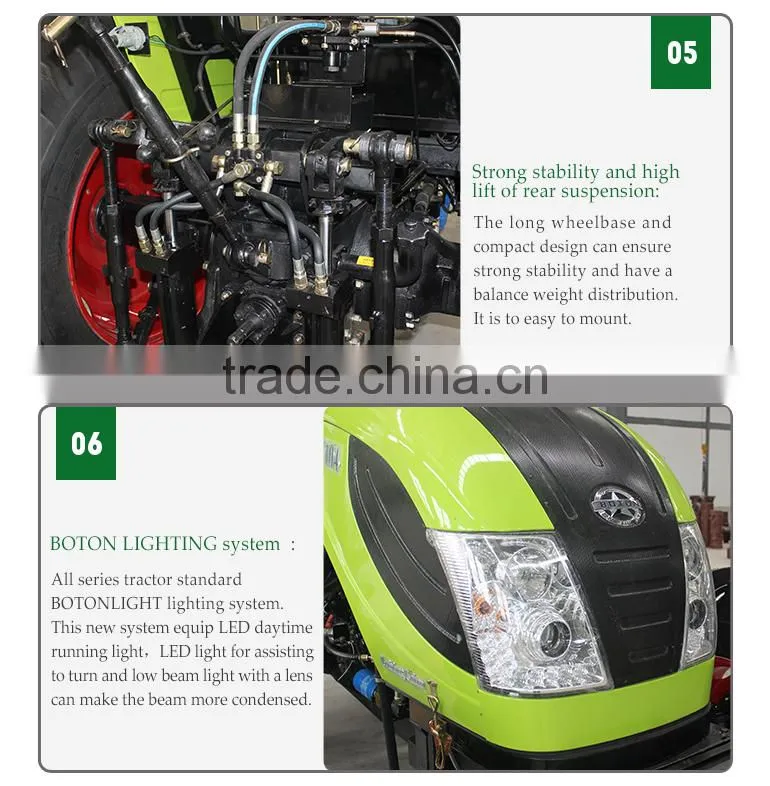 130HP 4WD TRACTOR WITH SUNROOF AND Japan NSK bearing