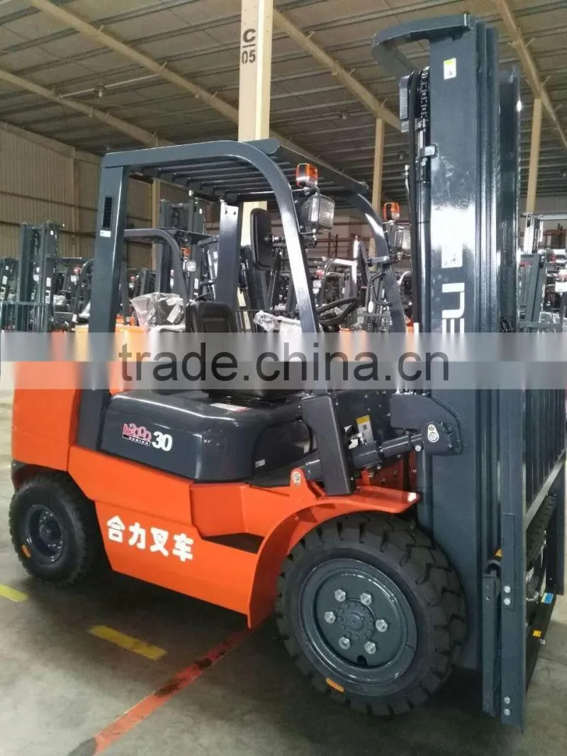 China Top1 Forklift Brand 3500kg forklift with full free mast /3500kg diesel forklift for sale in shanghai china