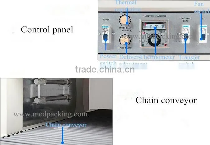 BS-A400*350 heat shrinkable packaging machine