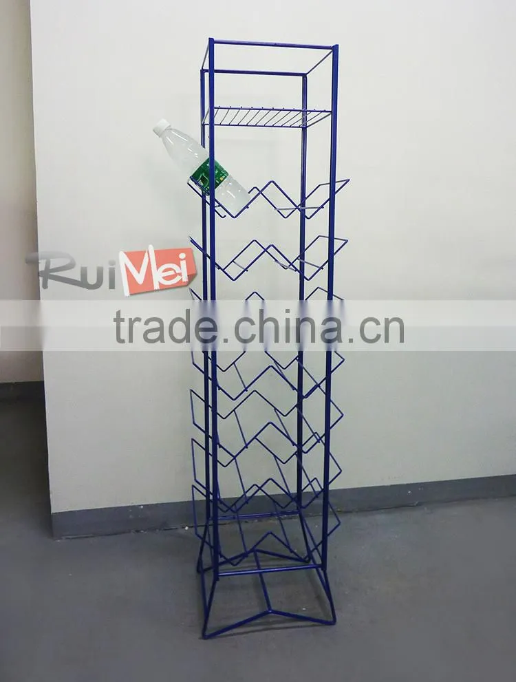 Useful 8-tire mineral water display rack