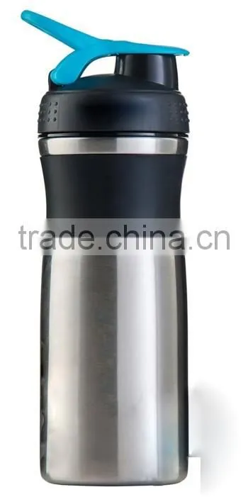 800ml stainless steel protein shaker