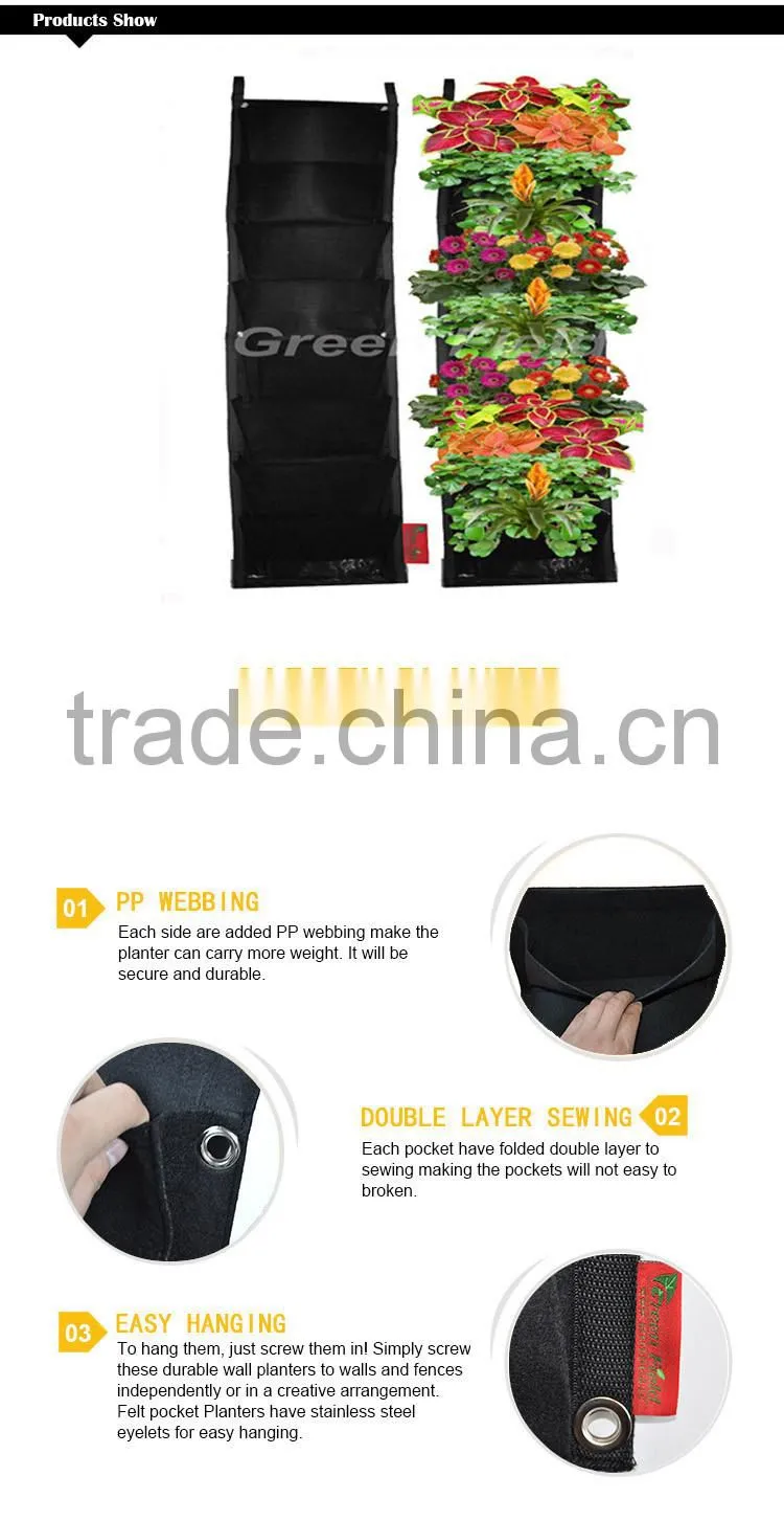 2017 Hydroponic Grow Bags Homemade Vertical Garden planter bags
