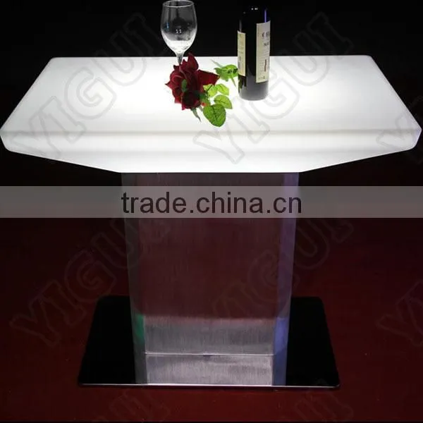 portable lighted bar table for hotel