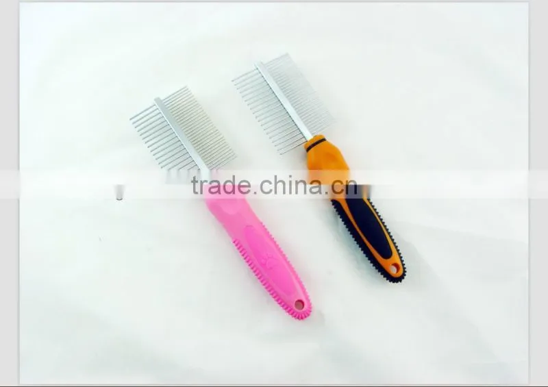 plastic handle pet comb