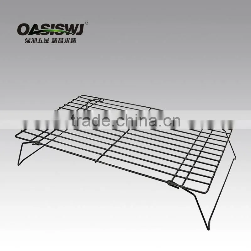 3 tiers metal bread cooling rack, black wire cooling rack