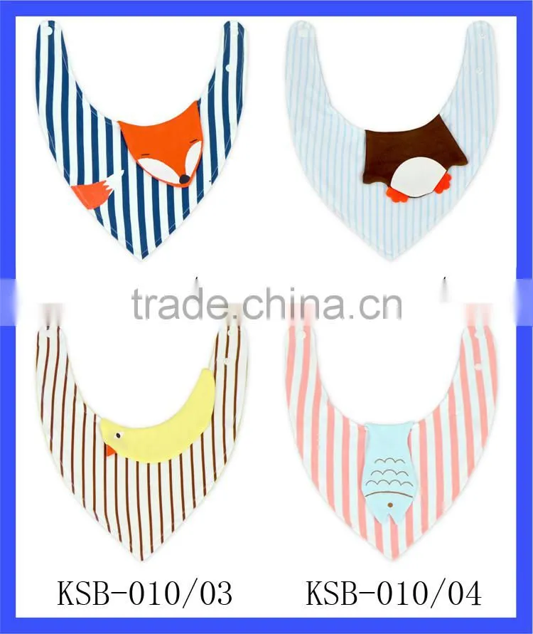 adorable newborn toddler baby adjustable cotton bandana bib