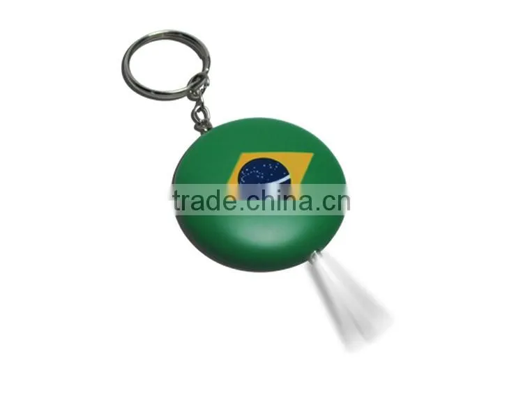 Hot Selling Keychain / Football Fans Keychain With LED Light