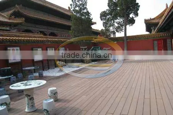 wpc wood flooring thickness 25 mm decking floor