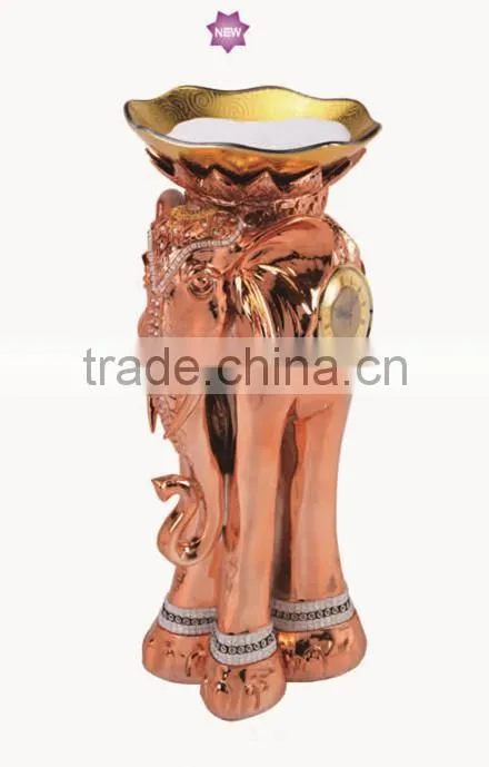 Resin elephants ashtray stand cigar ashtray