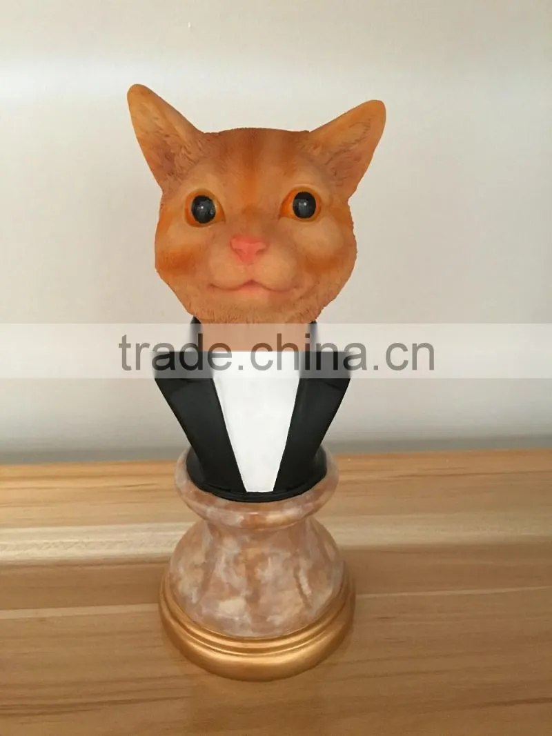 NEW design resin candlestick animal shape decorative wax Candle