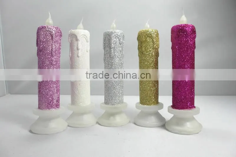 wholesale multi plastic led candle new decorations
