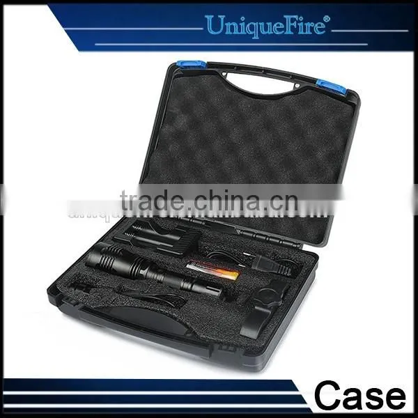 Portable Hard Plastic Case for Full Set Flashlight Torch