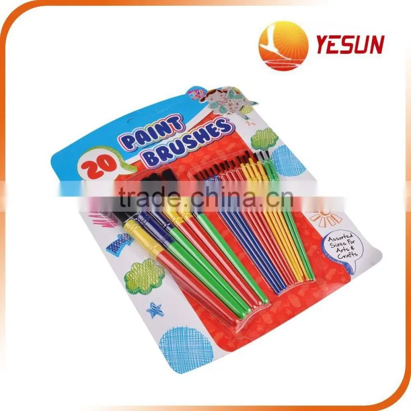 Plastic Panitbrush Set ,Children Paintbrush Set
