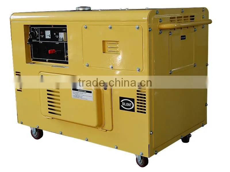 open type 2cylinder air cooled 10 kva diesel generator
