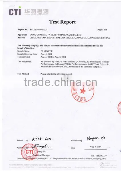 tear clips, tear strip, tear band ,Packaging Rope with iron lines 8.0MM
