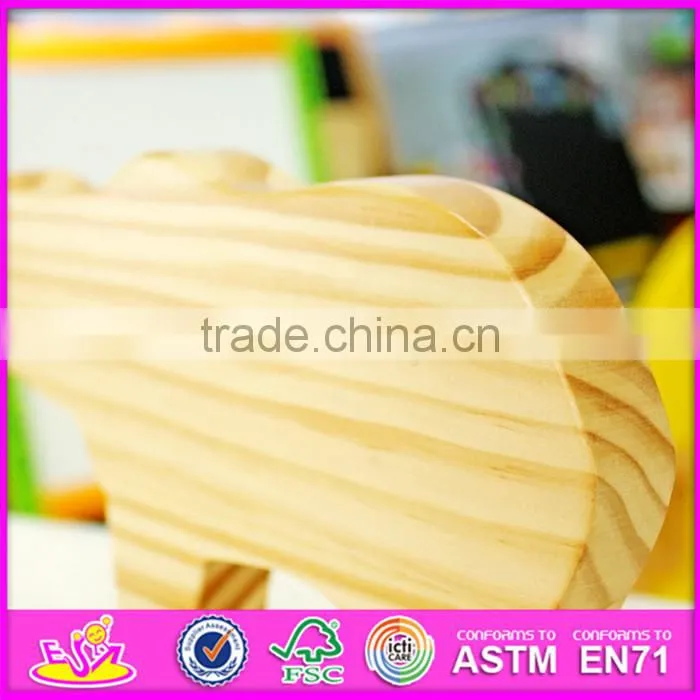 2016 new design baby toys wooden bear W05B152