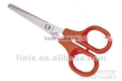 Durable Safety ABS Plastic Grip Stainless steel School Scissors