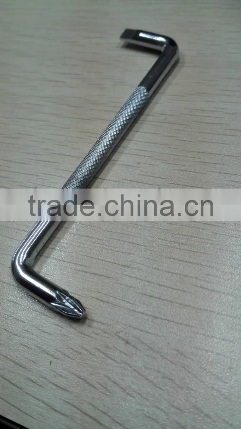 Z Type Spanner, Angle Driver(Pozi No.2 x 6mm Slot)