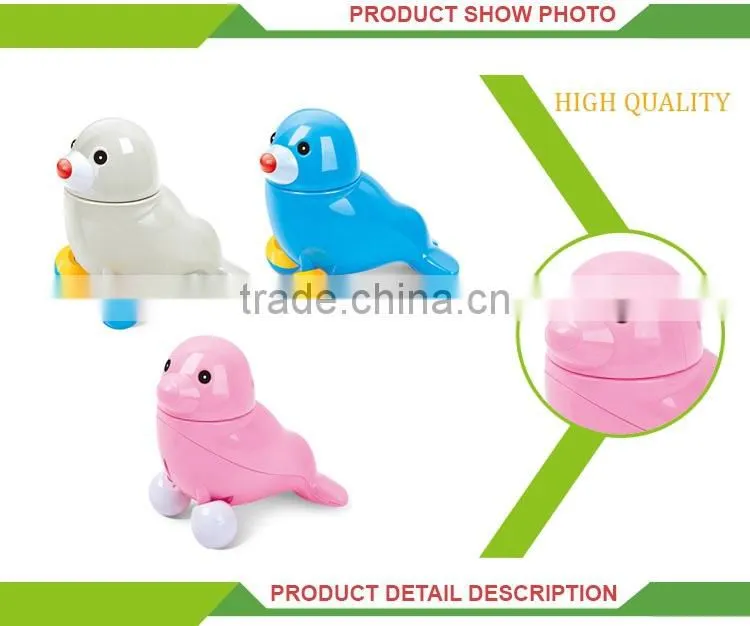 Funny battery operated musical sea lion large plastic animal toy