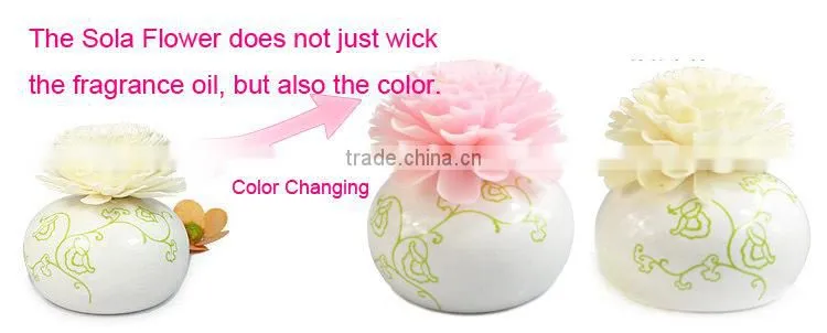 8cm Factory Blue Colorful Chrysanthemum Sola Diffuser Flower