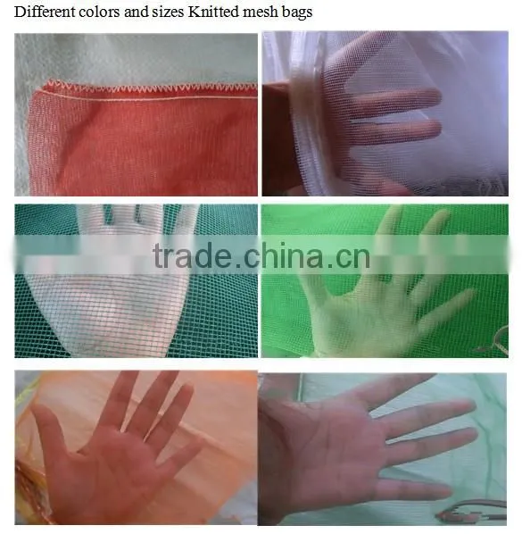 eco-friendly factory pe garlic mesh bag manufacture
