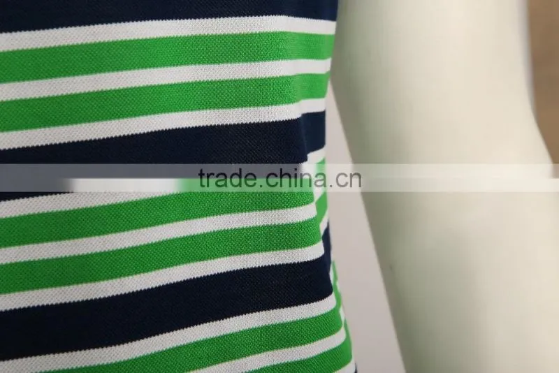 Fashion designe colorful striped t-shirt