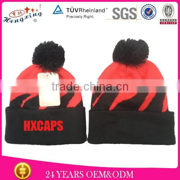 100% Acylic hot sale custom crochet knight helmet beanie
