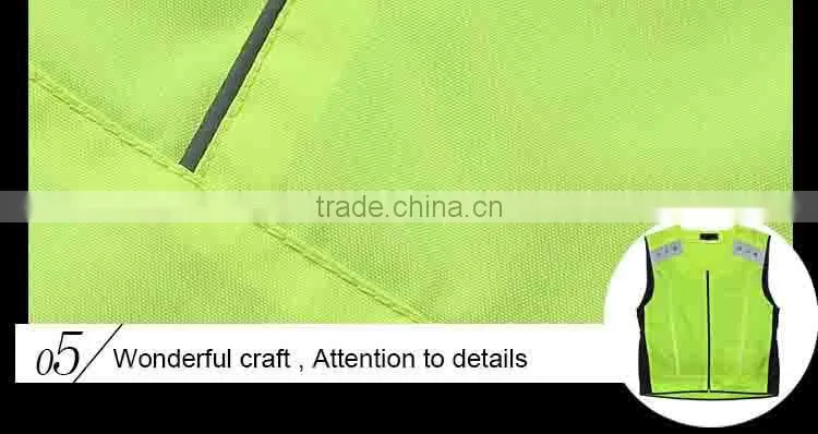 breatheable reflective running clothing /vest/gear for runner at night