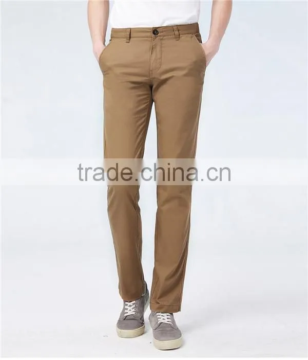 Make in China hot sale new model men pants khaki trousers