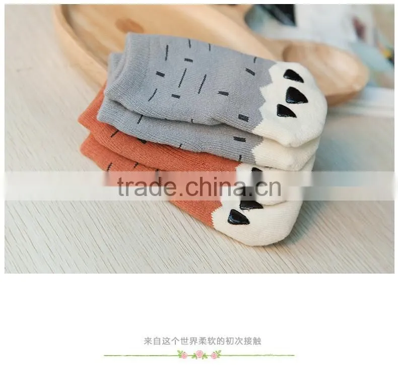 New winter children thick warm cotton terry socks young baby boys and baby girls floor tube socks
