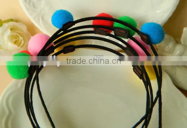 Pink Monochrome hairballs Headband Kids Party Headband