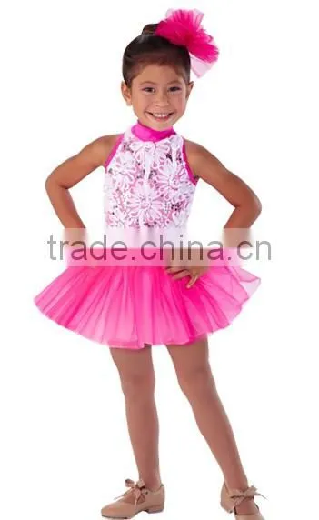 elegant bneautiful flower girls' ballet danceskirt-classical flower dancewear tutu-kids' dancewear costume wear lace beautiful