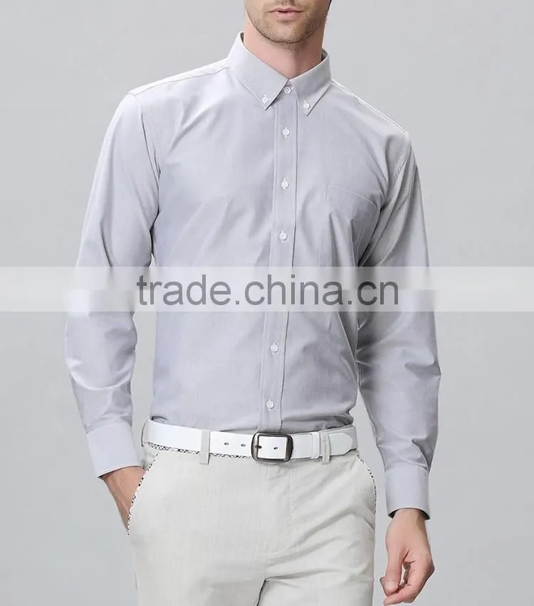 Long sleeve 100% cotton official shirts for men popular shirt designs for men
