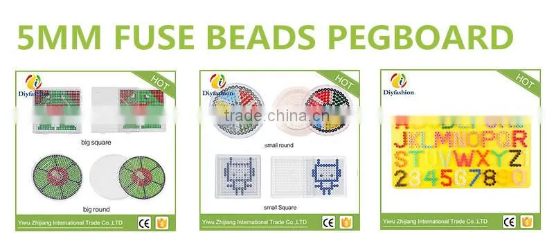 Kids plastic diy ironing perler beads set hama beads wholesale kids toys 18004
