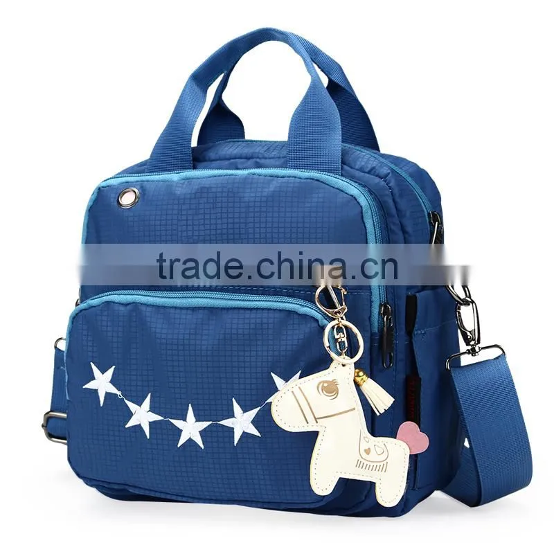 2017 new designer cute print children tote canvas bag