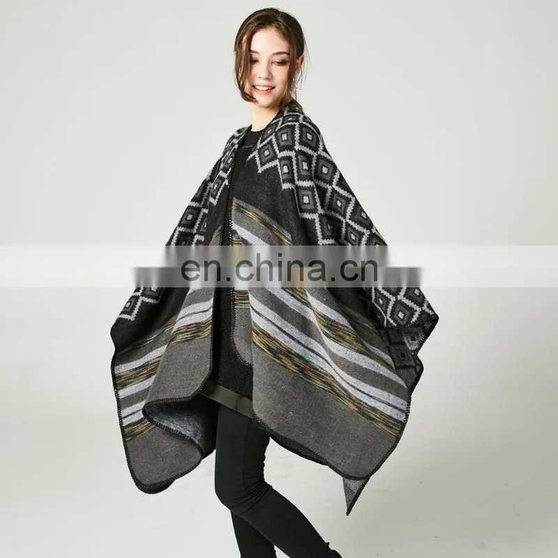 The New Color Shawl Worn Lady Traveling Cloak And Scarf