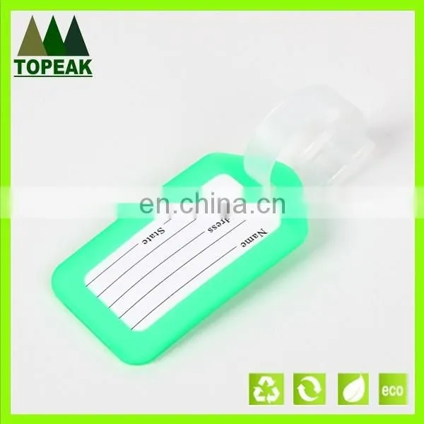 Popular Promotional Gifts With Client Logo Custom PVC Luggage Tag