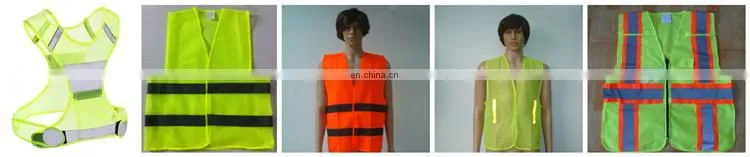 Rodway Polyester Reflective Green Vest Safety