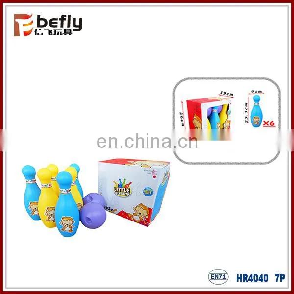 Plastic bowling pin toy for kids
