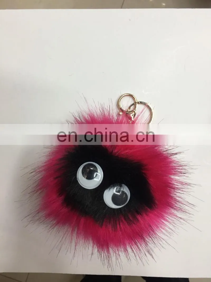 Wholesale PU flower keychain