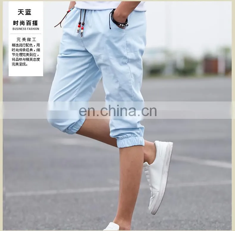 Yihao Trade Assurance Men's linen shorts plus size mens short pants casual sports shorts custom men jogger pants for boys