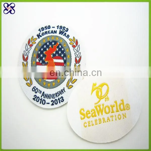 vintage iron on wholesale custom embroidered patches