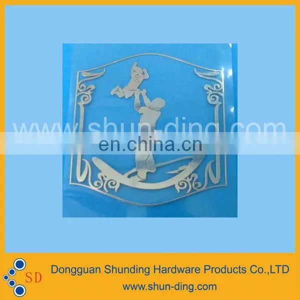 Free tooling charge electroforming nickel computer logo sticker